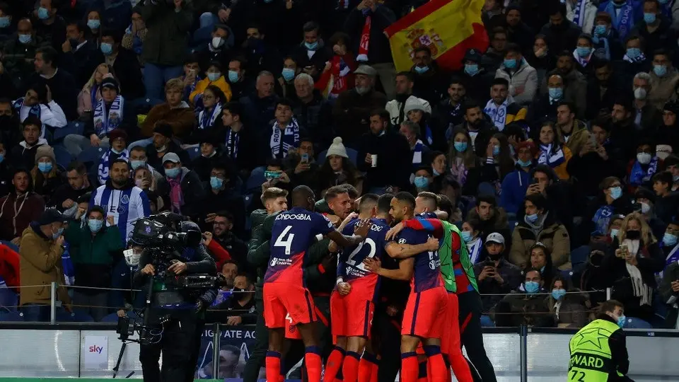 Champions League: Atlético, sin HH, derrotó al Porto del Tecatito y clasificó a Octavos