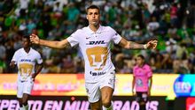 Juan Ignacio Dinenno: Niño no pudo contener el llanto con saludo del jugador de Pumas