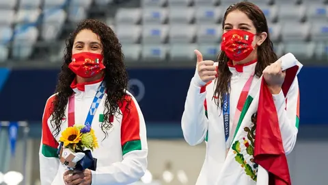Alejandra Orozco y Gaby Agúndez celebraron mal clavado de la pareja japonesa