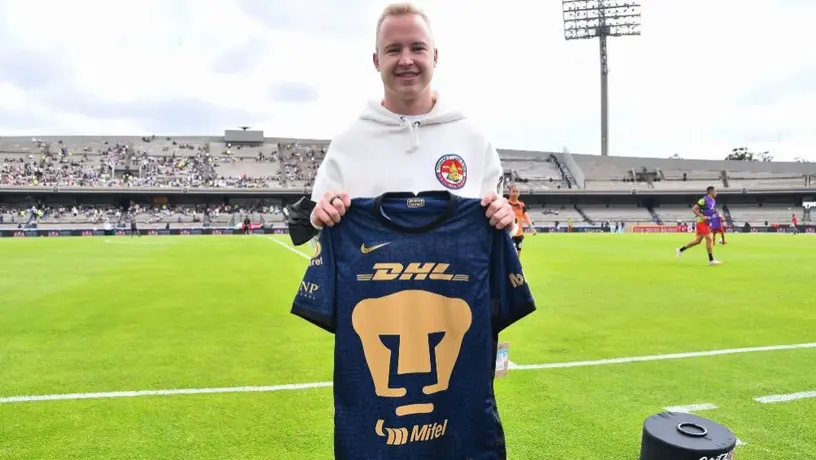 Pumas: Piloto de Fórmula Uno, Nikita Mazepin, visitó el Olímpico Universitario