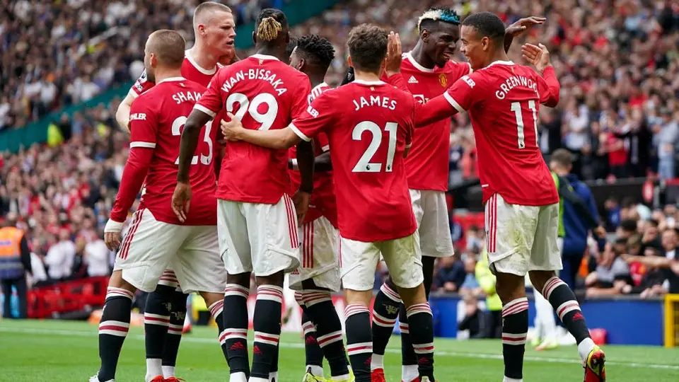 Premier League: Manchester United goleó al Leeds United en Old Trafford