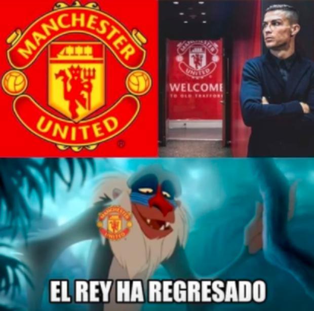 Cristiano Ronaldo: Diviértete con los mejores memes de la llegada de CR7 al Manchester United