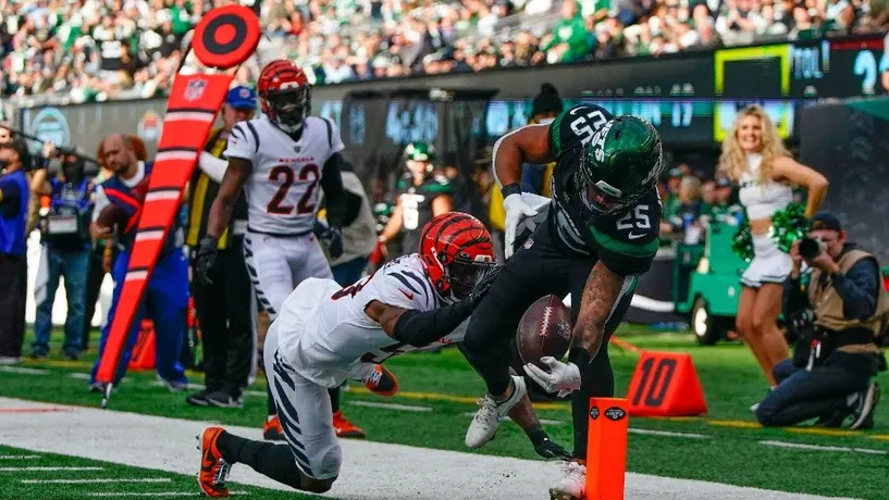 NFL: White impone récord y guía el sorpresivo triunfo de los Jets sobre Bengals