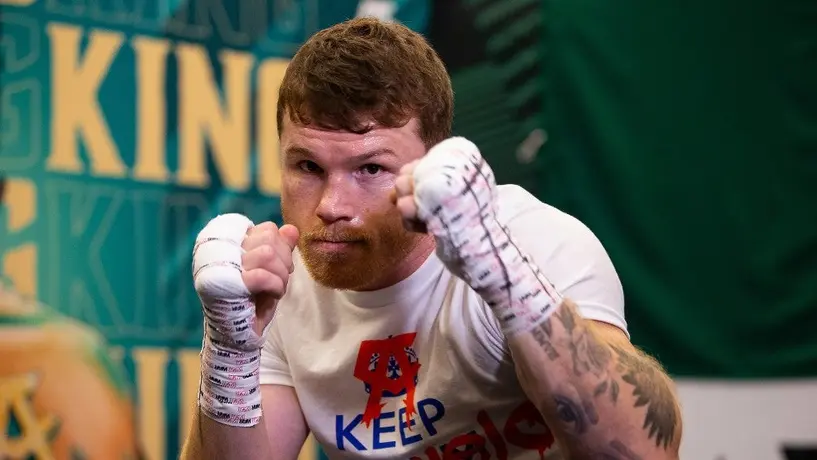 Video: Canelo Álvarez entrenó junto al hijo de Manny Pacquiao
