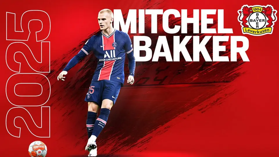 PSG: Mitchel Bakker deja al PSG y ficha por cinco temporadas con Bayer Leverkusen