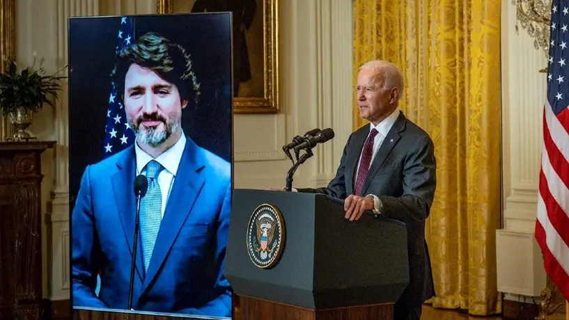 Stanley Cup: Trudeau apostó a Biden en la Final de la Liga de Hockey sobre hielo