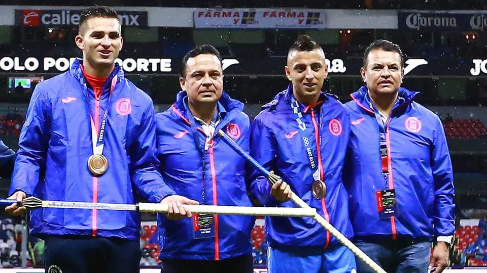 Cruz Azul: Medallistas Olímpicos celestes, homenajeados previo a juego ante Pachuca