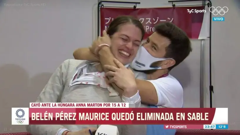 Tokio 2020: Piden matrimonio a atleta de Argentina durante enlace en vivo