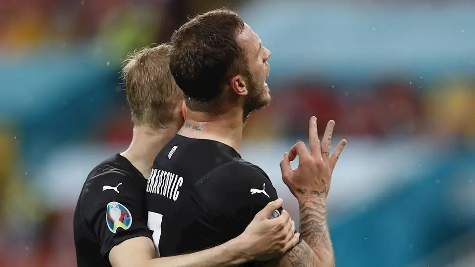 Eurocopa: ¿Qué significa el gesto de Marko Arnautovic?