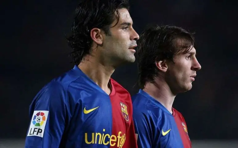 Rafa Marquez en partido con el Barcelona l AP
