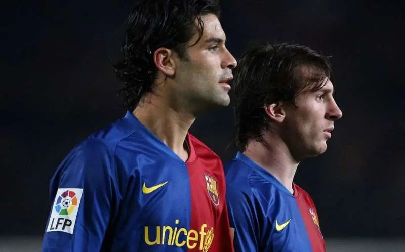 Rafa Marquez en partido con el Barcelona l AP