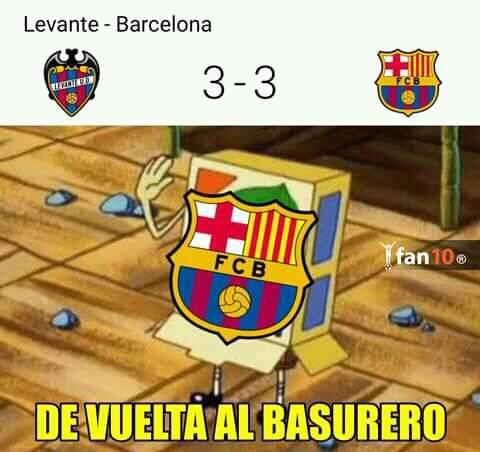 Revive los mejores memes que dejó el empate de último momento del Barcelona