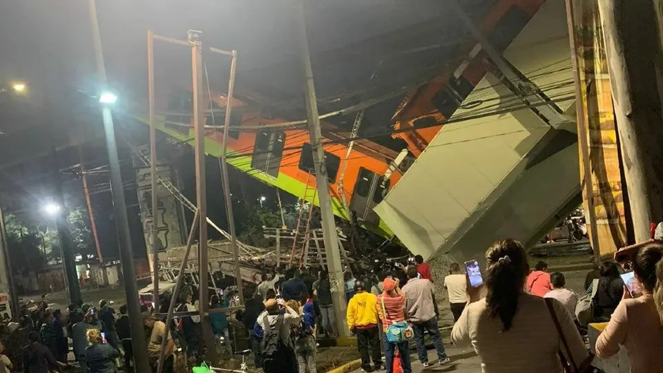 Metro CDMX: Vagón de la Línea 12 cayó tras desplome de estructura en estación Olivos
