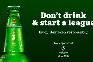Heineken, patrocinador de la Champions League, se burló de la Superliga