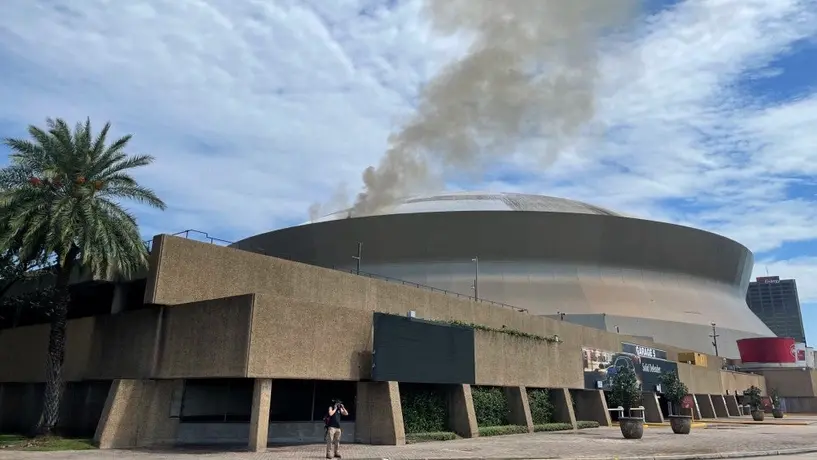 NFL: Techo del estadio de los Saints de New Orleans se incendió