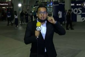 Video: Reportero se emociona en vivo por gol de Rayados en la Final vs América
