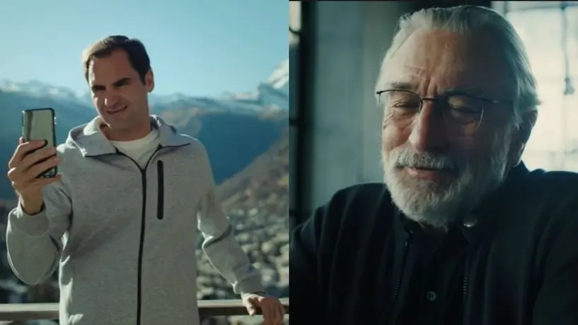 Roger Federer y Robert De Niro se unen para promocionar a Suiza