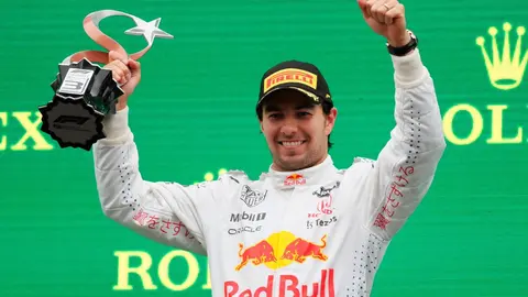 F1: Checo Pérez, tercer lugar en Gran Premio de Turquía