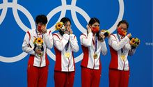 Tokio 2020: Equipo femenino de China ganó relevo de 4x200 con nuevo récord mundial