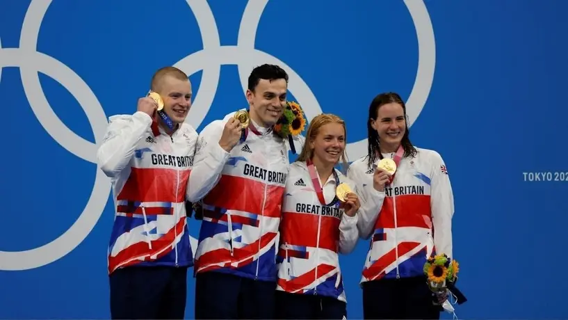 Tokio 2020: Gran Bretaña se lleva el primer 4x100 estilos mixto en natación