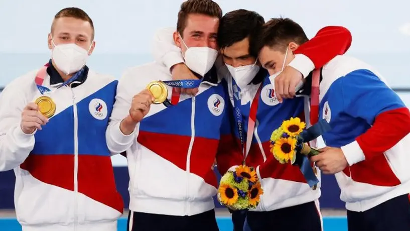 Tokio 2020: Rusia homenajeó a sus medallistas de JO en la plaza Roja