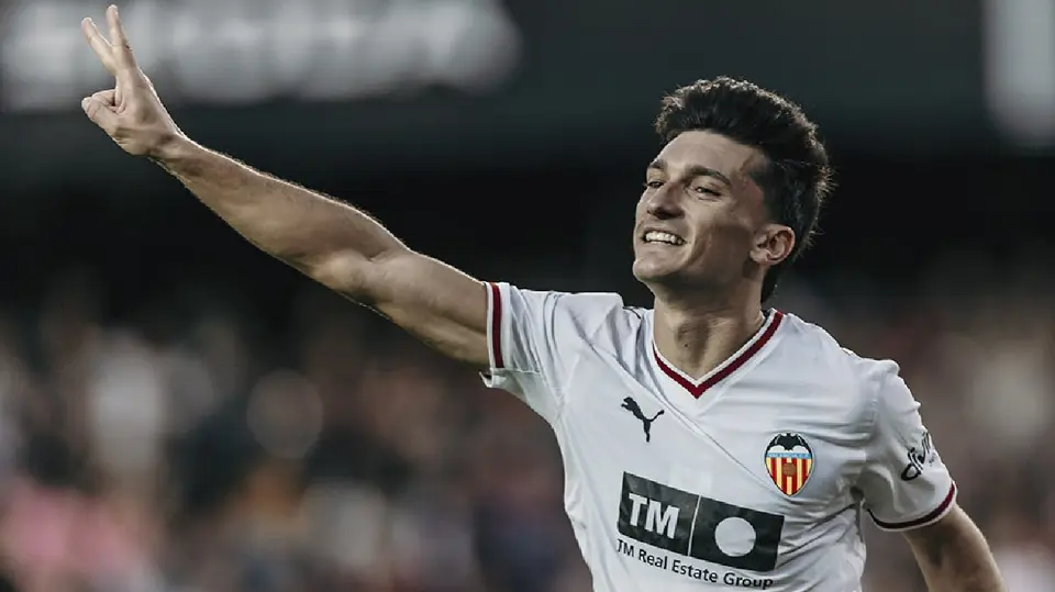 José Luis García Vaya, jugador del Valencia | x:@valenciacf