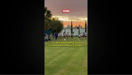 América femenil entrenó en un llano