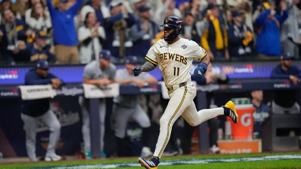 Jackson Chourio de Milwaukee Brewers | AP