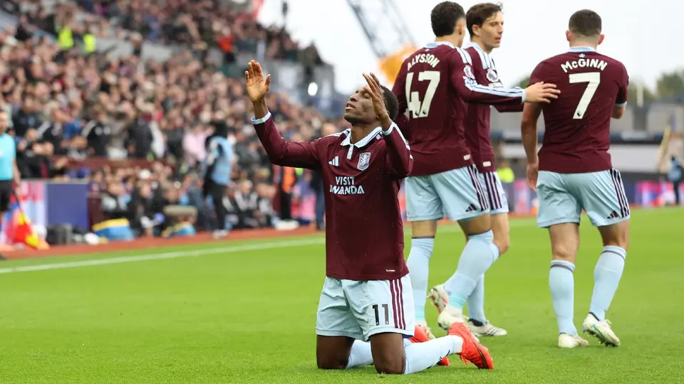 ¡Se acabó el invicto! Aston Villa derrota al Manchester City con doblete de Nico Jackson