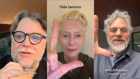 Guillermo del Toro, Tilda Swinton y Marck Ruffalo respaldan a Lula: famosos llaman a votar en Brasil