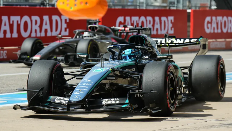 George Russell, piloto de Mercedes, en el Gran Premio de Estados Unidos | AP