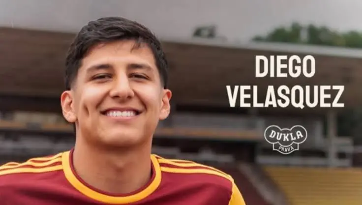 Diego Velásquez, jugador mexicano que milita en República Checa | CAPTURA DE PANTALLA