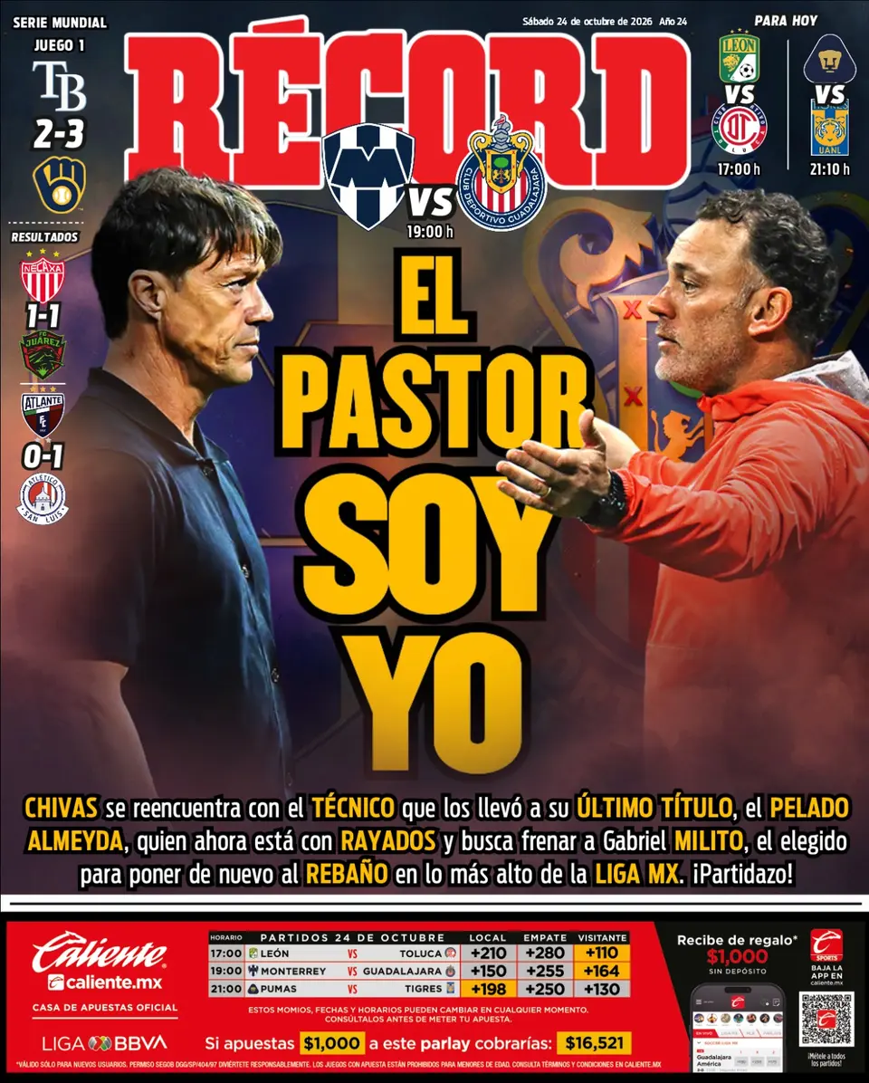 Portada RÉCORD 24 octubre 2026