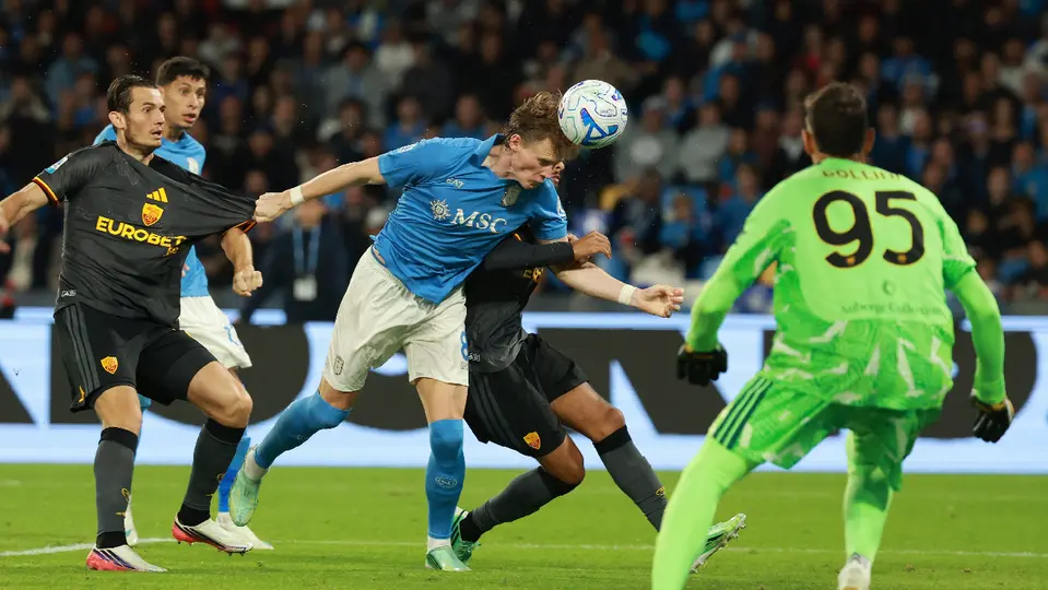 Napoli y Roma en un vibrante 3-3 en la Serie A | AP