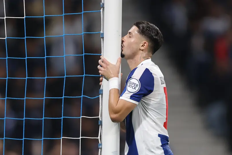 Borja Sainz festejando un gol l AP