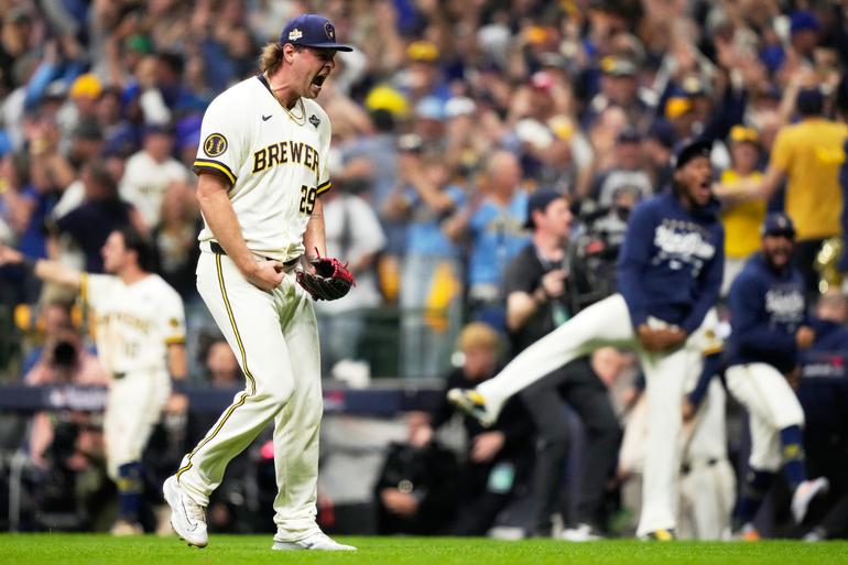 Trevor Megill de Milwaukee Brewers | AP