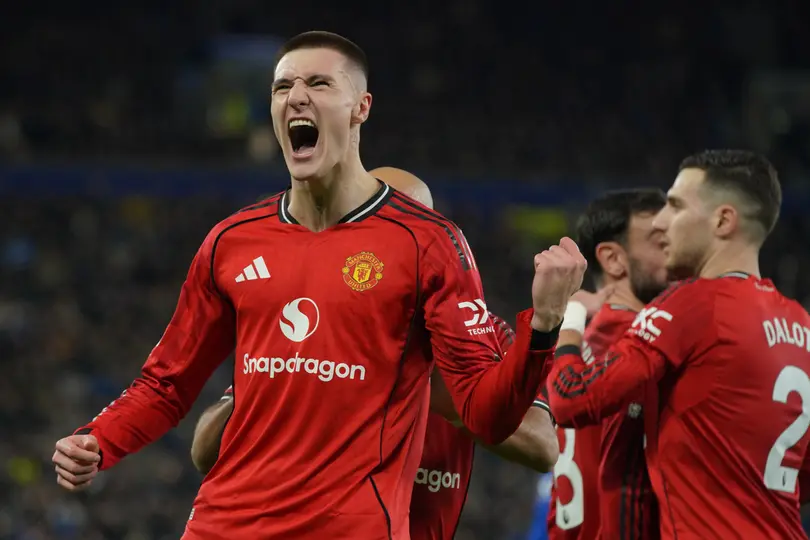 Benjamin Sesko en celebración de gol en la Premier League | AP