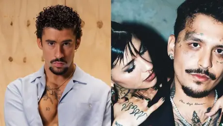 ¿Bad Bunny se metió en la relación de Nodal y Cazzu? Esto dijo el cantante