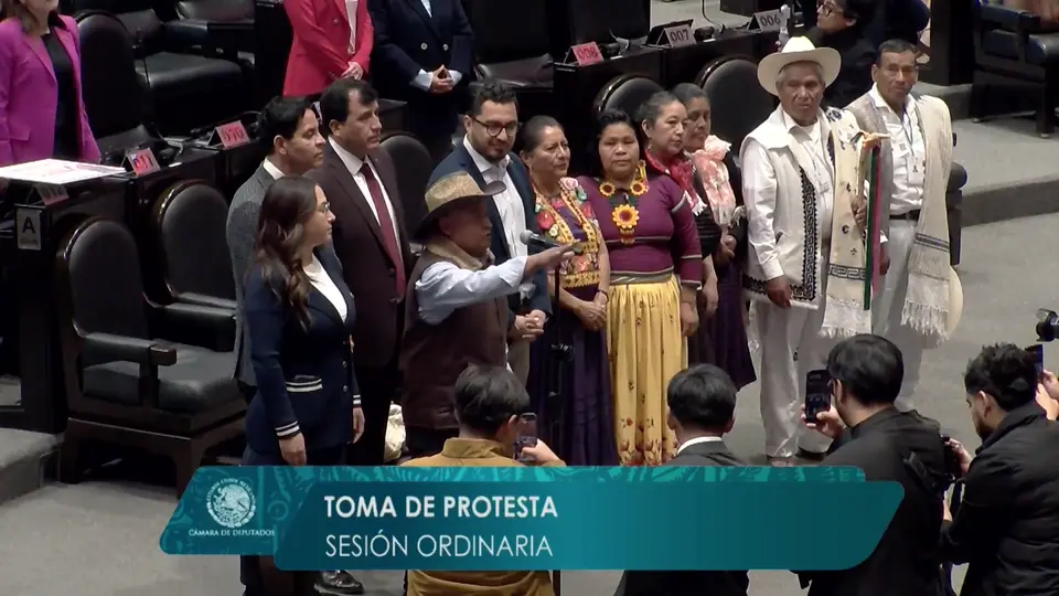 Luis Morales Flores rindió protesta como diputado suplente de Sergio Mayer / Especial