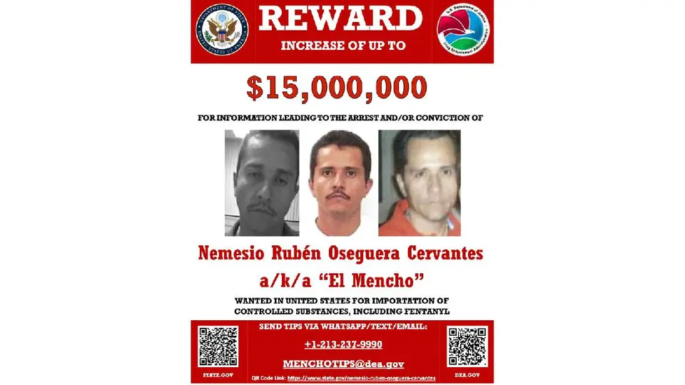 Para Estados Unidos, el Mencho sí se llama Nemesio Rubén Oseguera Cervantes/AP
