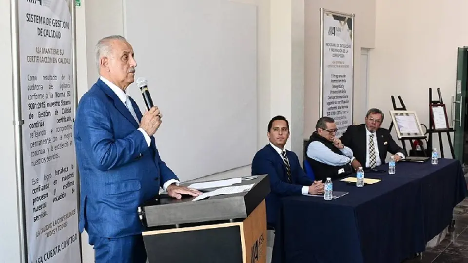 ASA mantiene certificaciones ISO que garantizan las mejores prácticas internacionales