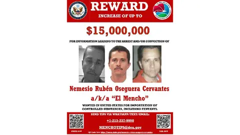 El Mencho era uno de los hombres más buscados por Estados Unidos/AP