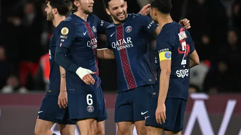 Festejo tras un gol de Gonçalo Ramos | AP