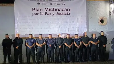 Operativo Mencho: caen 10 policías y su director en Michoacán por supuestos vínculos con el CJNG
