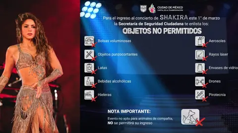 Recuerda que entre menos cosas lleves, mejor la podrás pasar en el show / Especial