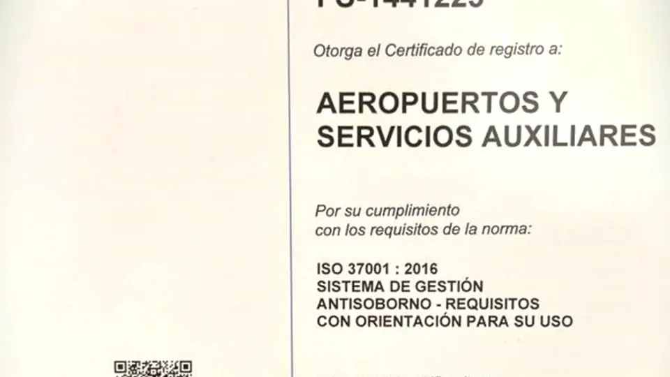 La institución compartió los certificados ISO que obtuvo en recientes fechas/ASA