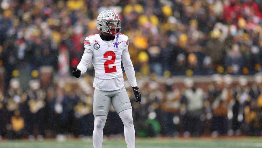 Caleb Downs apunta a robarse los reflectores en el Combine | AFP