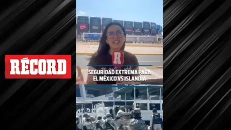 SEGURIDAD EXTREMA PARA EL MÉXICO VS ISLANDIA