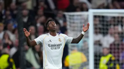 Vinícius Jr celebra gol con el Real Madrid | AP