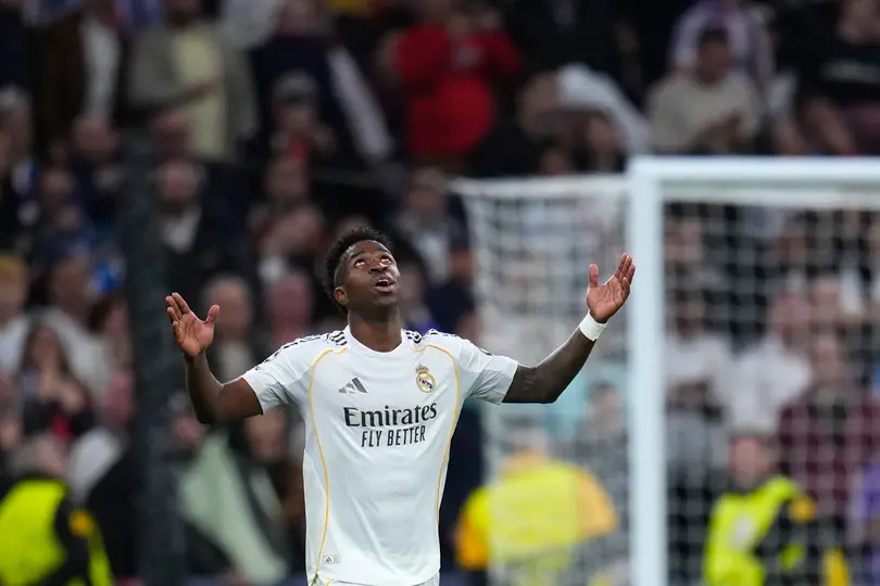 Vinícius Jr celebra gol con el Real Madrid | AP